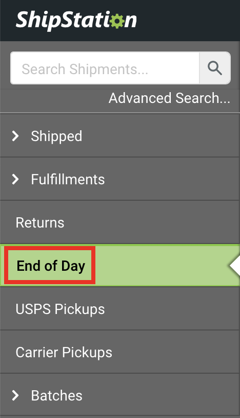 V3 Shipping Sidebar, End of Day outlined