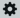 ShipStation icon for Mac O S. Black "gear" symbol in Grey square.